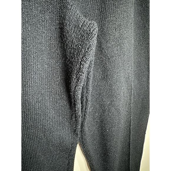 Don Sayres for Wellmore Knit Pants Women's 16 Black Pockets Wool Blend USA Vtg - Picture 4 of 6